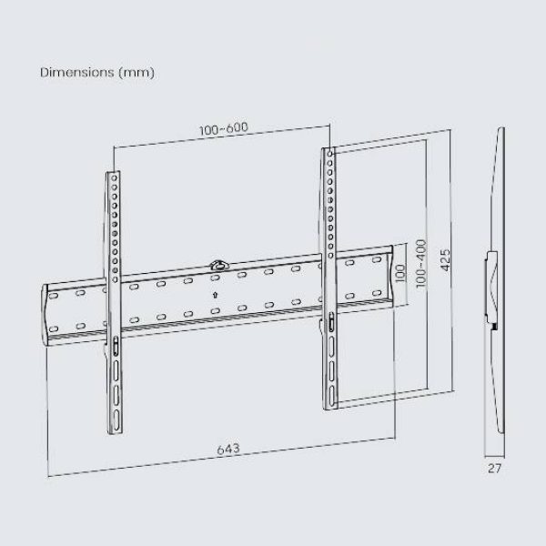 Fixed TV Wall Mount