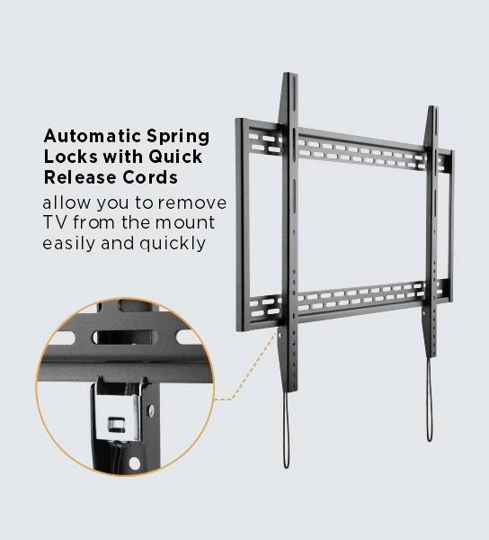 X-Large Heavy-duty Fixed TV Wall Mount - Image 3