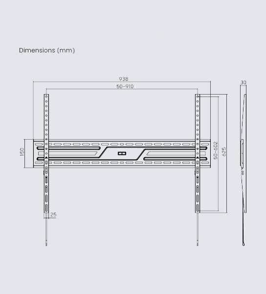Large-Screen Large Fixed TV Wall Mount - Image 8