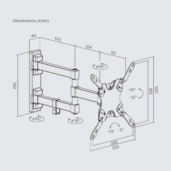 Full-Motion TV Wall Mount