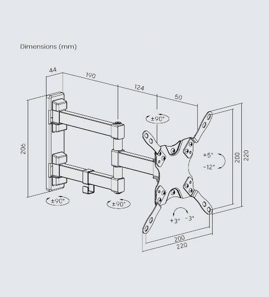 Full-Motion TV Wall Mount - Image 2